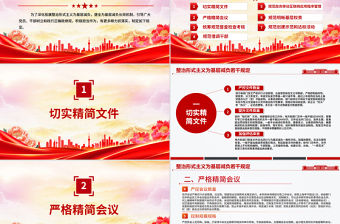 一文讀懂整治形式主義為基層減負若干規定PPT課件