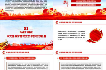 加強黨性教育錘煉黨員干部黨性修養PPT黨課