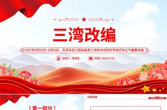 三灣改編PPT黨史紅色故事系列課件下載