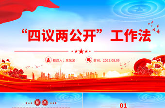 “四議兩公開”工作法PPT農(nóng)村基層組織工作方法課件