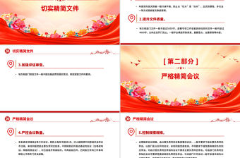 《整治形式主義為基層減負若干規定》要點解讀PPT黨課