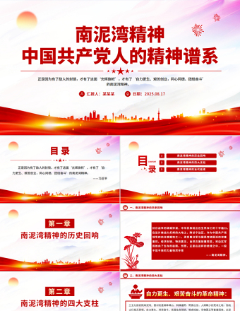 南泥灣精神解讀PPT中國共產(chǎn)黨人的精神譜系課件