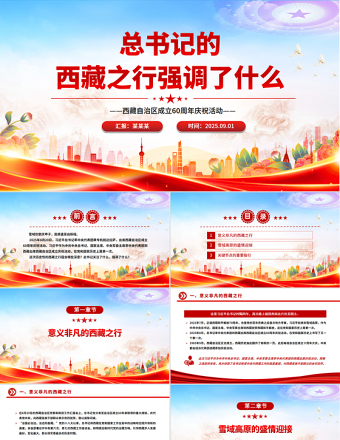 2025總書記的西藏之行強(qiáng)調(diào)了什么PPT課件下載