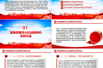 傳承偉大抗戰精神凝聚奮力推進中國式現代化的精神力量PPT黨課