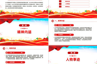 一文讀懂北斗精神PPT中國共產黨人的精神譜系黨課課件