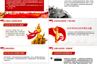 牢記使命吾輩自強PPT紀念中國人民抗日戰爭暨世界反法西斯戰爭勝利80周年課件