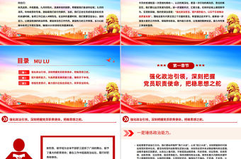 強化政治擔當提升履職能力PPT簡潔大氣以實干實績推動高質量發展課件