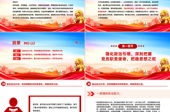 強化政治擔(dān)當(dāng)提升履職能力PPT簡潔大氣以實干實績推動高質(zhì)量發(fā)展課件