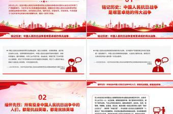銘記歷史緬懷先烈珍愛和平開創(chuàng)未來PPT總書記的部分相關重要論述