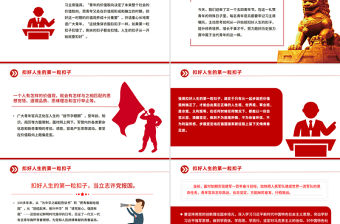 2025扣好人生的第一粒扣子PPT部隊官兵思想教育黨課課件