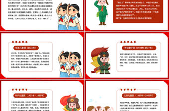 強國復興有我爭當新時代好少年PPT精美時尚中國少年先鋒隊建隊紀念日課件