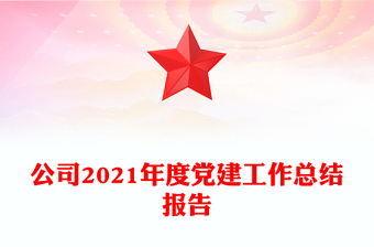 公司2021年度黨建工作總結(jié)報(bào)告