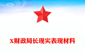 2025財政所出納現實表現材料