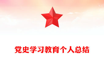 黨史學習教育個人總結