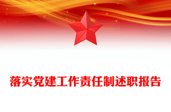 落實黨建工作責任制述職報告