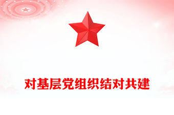 對基層黨組織結(jié)對共建
