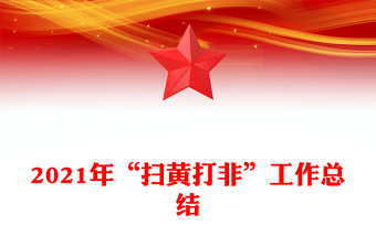 2021年“掃黃打非”工作總結(jié)