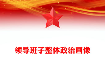 領導班子整體政治畫像