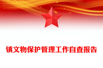 鎮(zhèn)文物保護(hù)管理工作自查報(bào)告