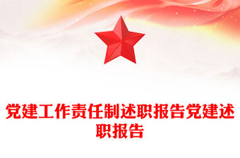 黨建工作責任制述職報告黨建述職報告