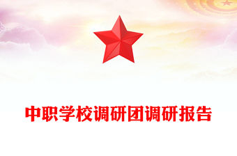 中職學校調研團調研報告