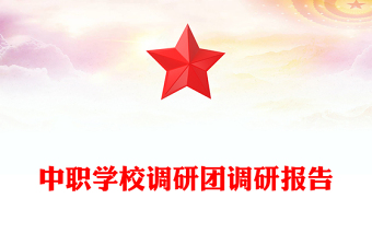 中職學校調(diào)研團調(diào)研報告