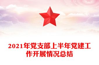 2021年黨支部上半年黨建工作開展情況總結(jié) 2021年黨支部上半年黨建工作開展情況總結(jié)