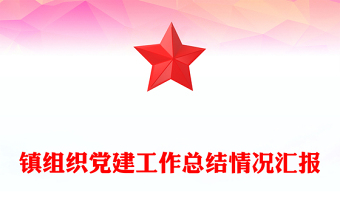 鎮(zhèn)組織黨建工作總結(jié)情況匯報