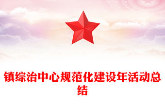 鎮綜治中心規范化建設年活動總結