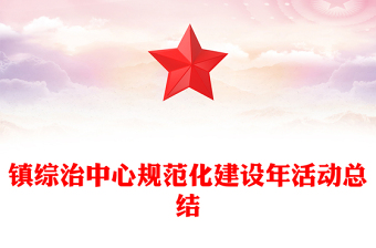 鎮(zhèn)綜治中心規(guī)范化建設(shè)年活動(dòng)總結(jié)