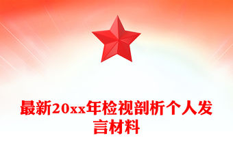最新20xx年檢視剖析個人發言材料
