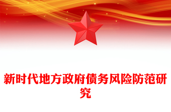 新時代地方政府債務(wù)風(fēng)險防范研究