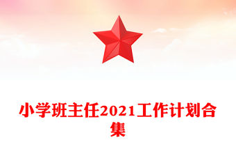 小學班主任2021工作計劃合集