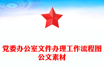黨委辦公室文件辦理工作流程圖公文素材