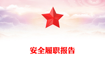 安全履職報告