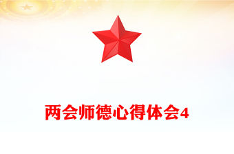 兩會師德心得體會4