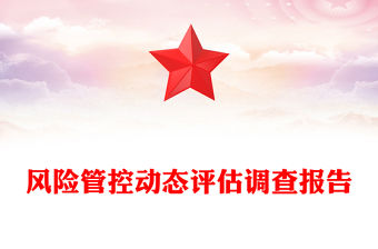 風險管控動態評估調查報告