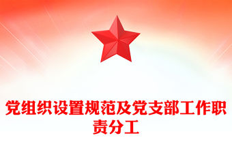 2025住建局黨支部工作職責