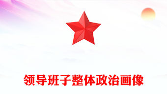 領導班子整體政治畫像