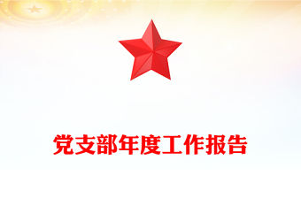 黨支部年度工作報(bào)告