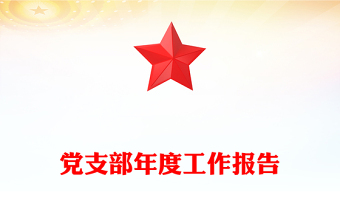 黨支部年度工作報(bào)告