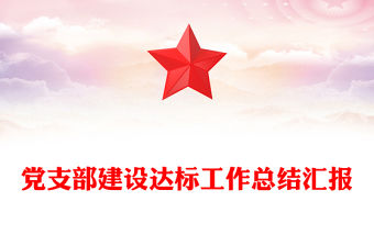 黨支部建設達標工作總結匯報