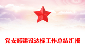 黨支部建設達標工作總結匯報