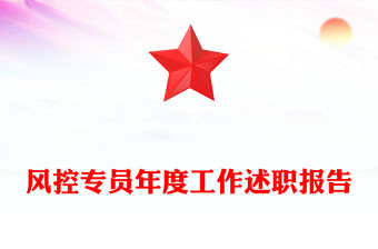 風控專員年度工作述職報告