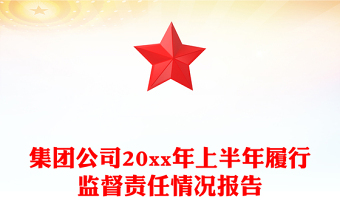 集團(tuán)公司20xx年上半年履行監(jiān)督責(zé)任情況報(bào)告