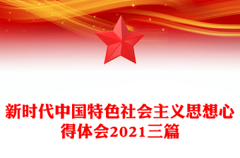 新時(shí)代中國特色社會(huì)主義思想心得體會(huì)2021三篇