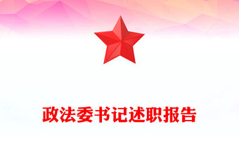 政法委書記述職報告