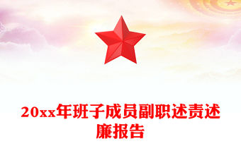 2025副職述責述廉報告