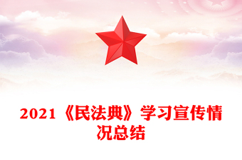 2021《民法典》學(xué)習(xí)宣傳情況總結(jié)