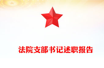 ?法院支部書記述職報(bào)告